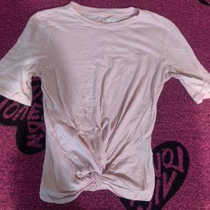 Victoria’s Secret pink short sleeve crop top.  it